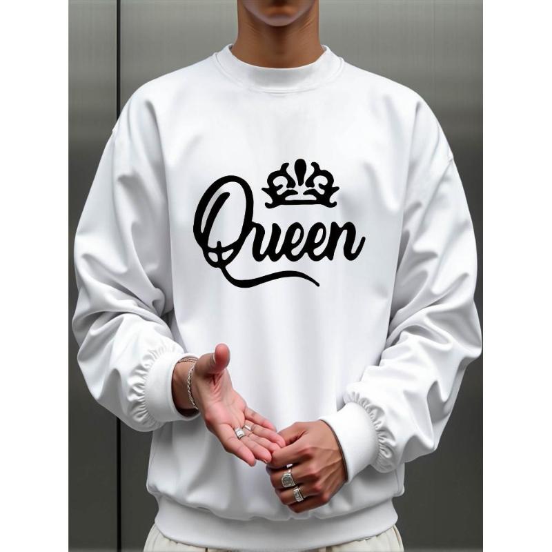 

Men s Crew Neck Sweatshirt, Great for Long-Term Daily Use, Durable XXL чёрный