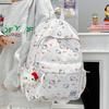 Schoolbag New Hellokitty Printed Backpack Female Korean Version Ins Style Cute Girl Heart Junior High School Casual Backpack