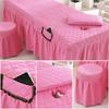 Thick Bed Skirt Beauty Salon Massage Table Bed Cover High-grade Skin-Friendly Bed Sheet SPA Therapy Bedspread with Hole