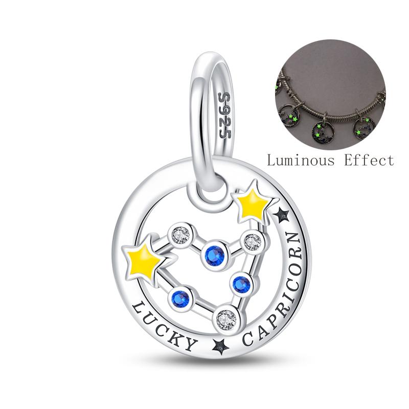 Copper Cross Birthday Stone Silicon Stop Charms Bead Dolphin Horseshoe Pendant For Original Bracelet Women Jewelry