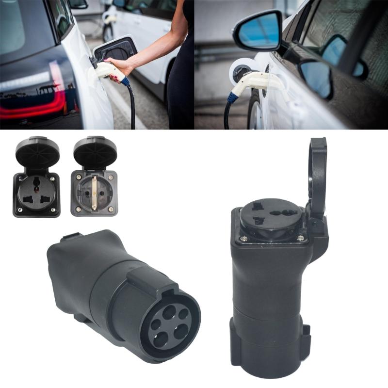 EV Car Charging Connection Adapter from J1772 to Type1 to 220V Support Powerful EV Charging  Adapter