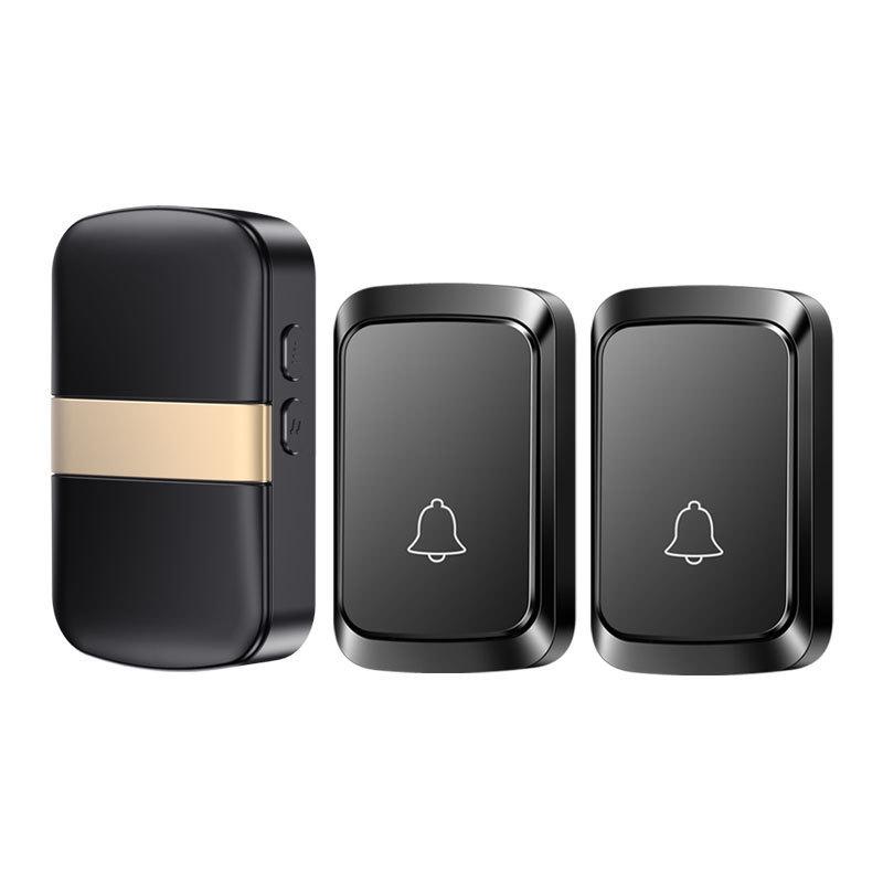 Wireless Waterproof Doorbell: Battery-Powered, Long-Range, Dual Receivers, Ideal for Homes & Seniors