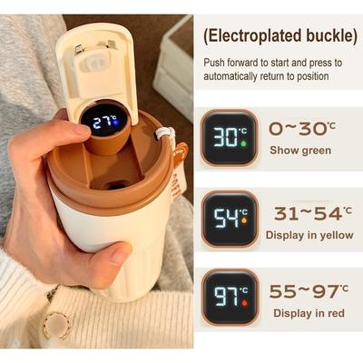 Smart Coffee Thermos  Thermos Cup Coffee Thermos With Temperature Display Thermos Cup Coffee Thermos For Outdoors
