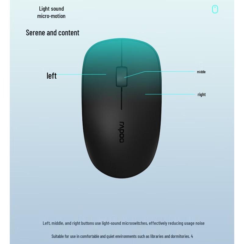 Rapoo M200G Multi-mode Wireless Bluetooth Mouse