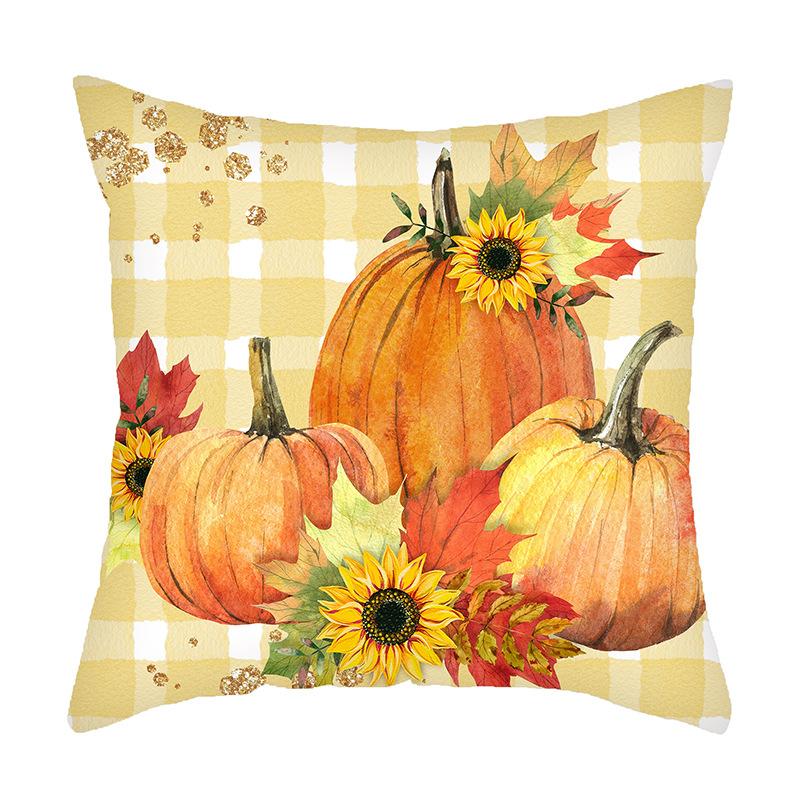 New Halloween Decoration Pillow Pumpkin Skull Pillow Case Living Room Decoration Sofa Pillow Bedside Pillow