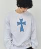 GRAVER [Unisex] Dot Cross Sweatshirt_4Color