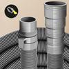 Foldable Caravan Sewer Pipe Kit 10m RV Trailer Sewer Hose With Adjustable Adapter And Clamp Leakproof RV Hose Accessories