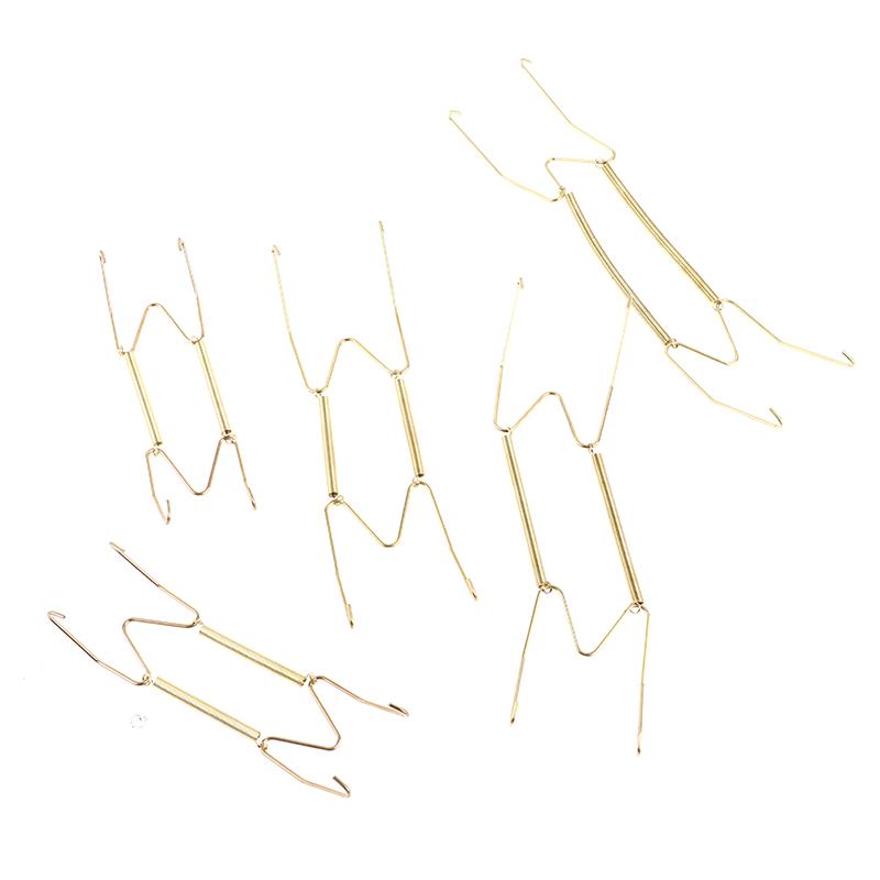 Wall Display Plates Hanger W Type Decoration Dish Spring Holder Invisible Hook