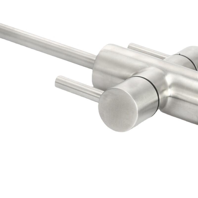 Fengzhi 304 Stainless Steel Gooseneck Dual-Use Water Filter Faucet