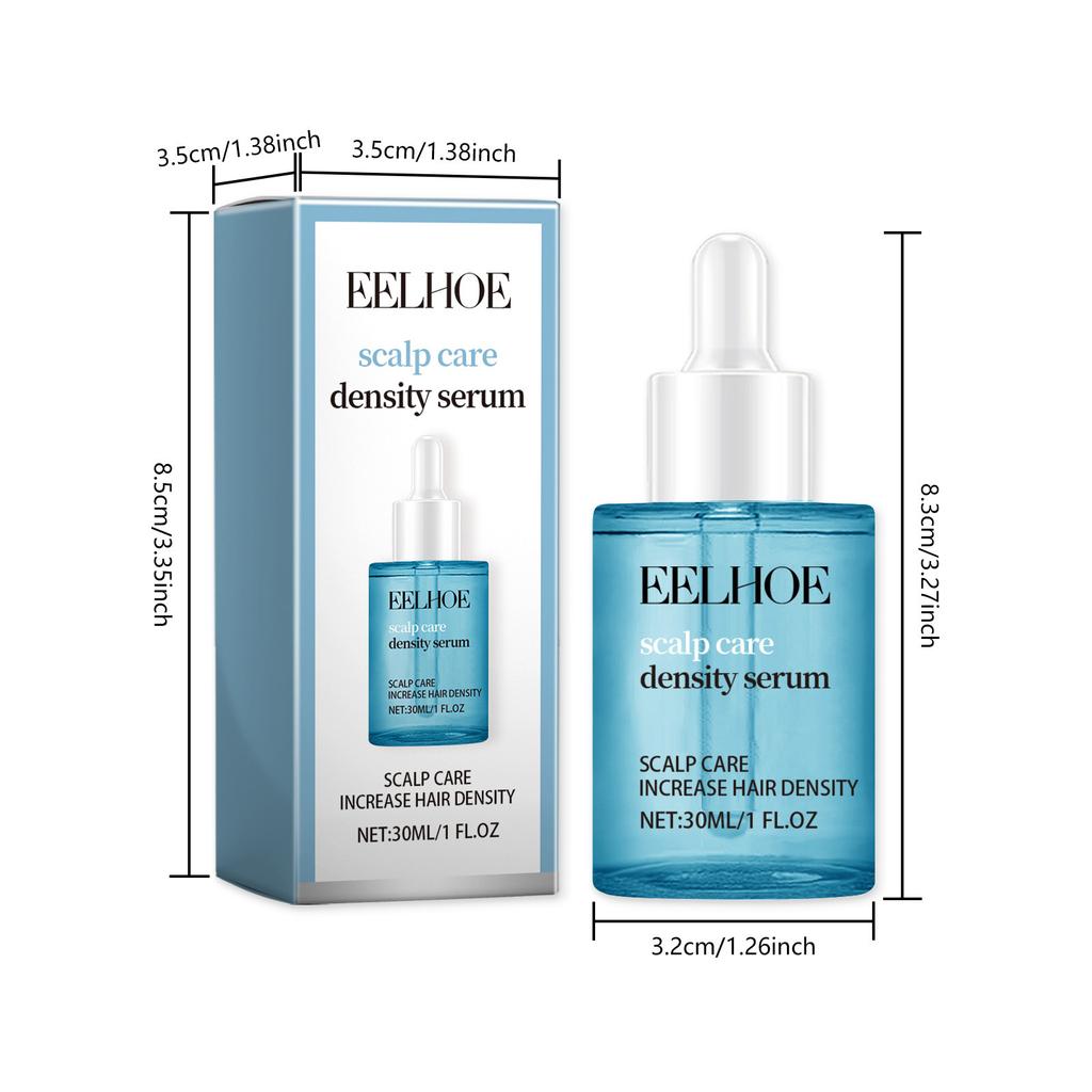 EELHOE Fermented Vitamin E Serum Natural Gentle Collagen Fermented Pisum Sativum Extract  Hair Essence Hair Growth Serum for Thinning Hair 30ml