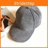 Trendy Unisex Corduroy Baseball Cap With Wide Brim In Classic Colors For Fall And Winter Fashion