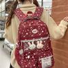 Schoolbag New Japanese Ins Storm Point Schoolbag Female Mori Small Fresh and Cute Primary and Secondary School Students 1st-1st Grade Backpack