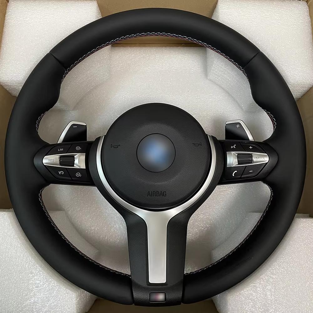 BMW leather M steering wheel suitable for BMW F10 F11 F20 F21 F30 F31 F34 F32 F33 F36 F20 F22 F23 F48 M3 M5 M6 steering wheel