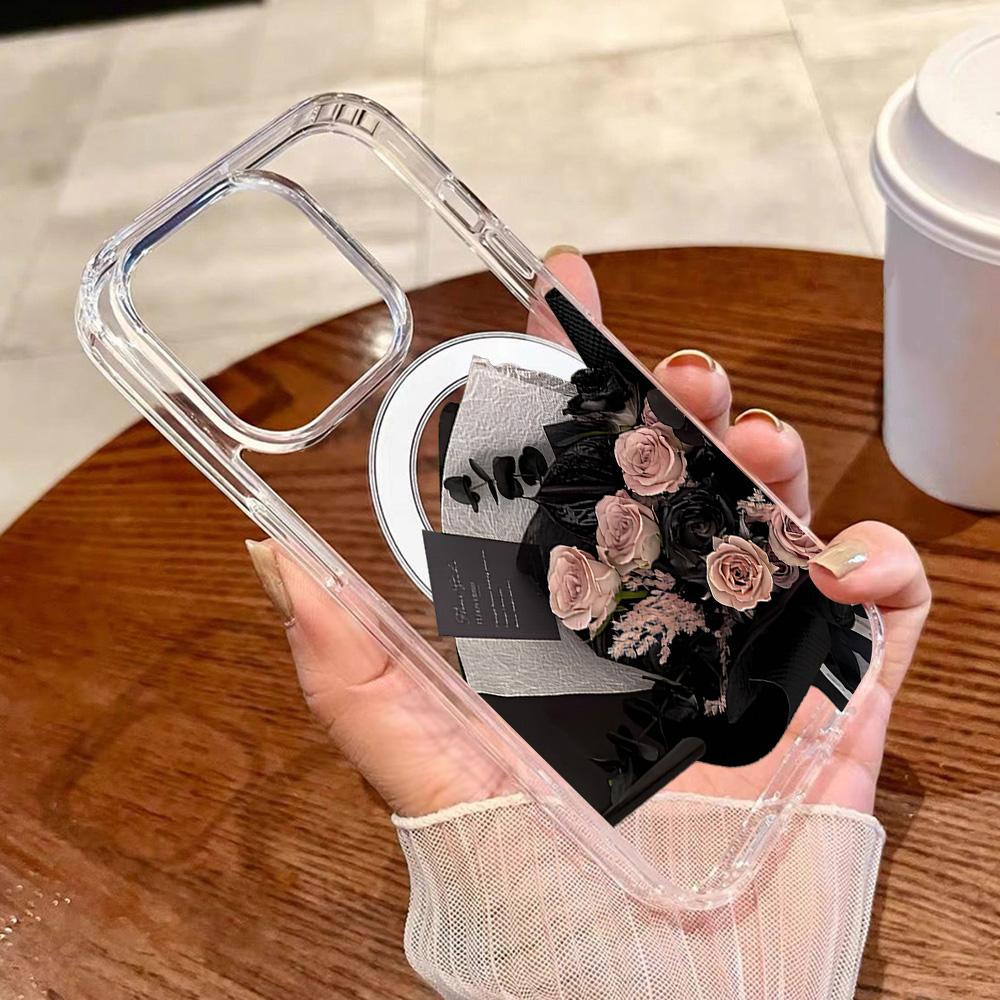 Magnetic Phone Case for iPhone 12 14 16 17 Pro 17 16 15 14 13 12 Pro Max  12 13 14 15  16 High Quality Shockproof Shell Full Protection Cute Style