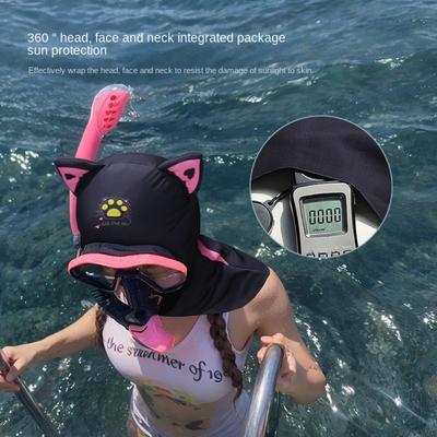 Sunscreen Face Scarf Diving Mask Head Cover Face Cover Thin Face Gini  Swimming
