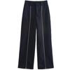 Fashion Style 2024 Autumn New Female Stylish All-Match Ornaments Zipper Ornament Straight-leg Casual Pants 8484683