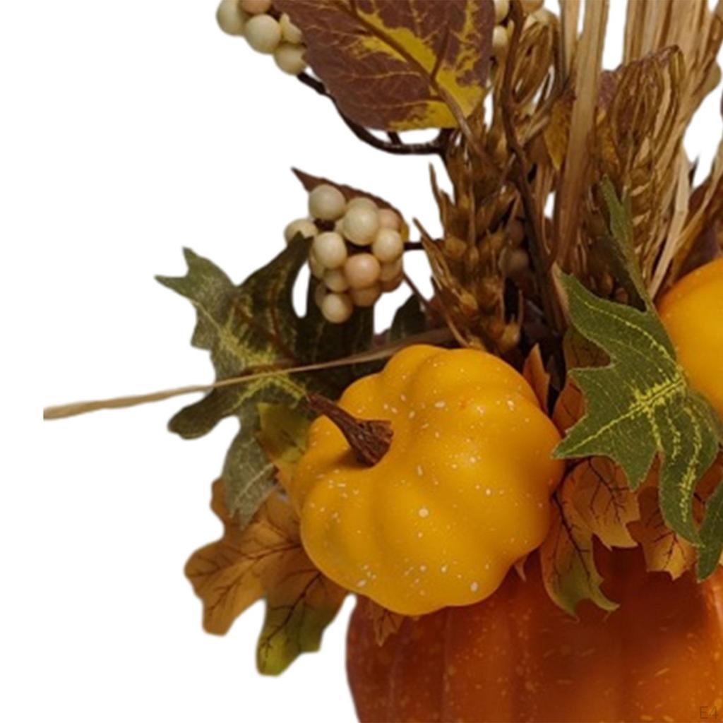 Kunstig Halloween Gresskar Dekor Blomst Høst Høst Blomster