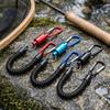3PCS with Coiled Lanyard Fly Fishing Net Release Clip Landing Net Connector  Fly Fishing