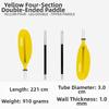 6 Colors Convertible Detachable Single/Double Head Oar Paddle  for SUP Board and Kayak