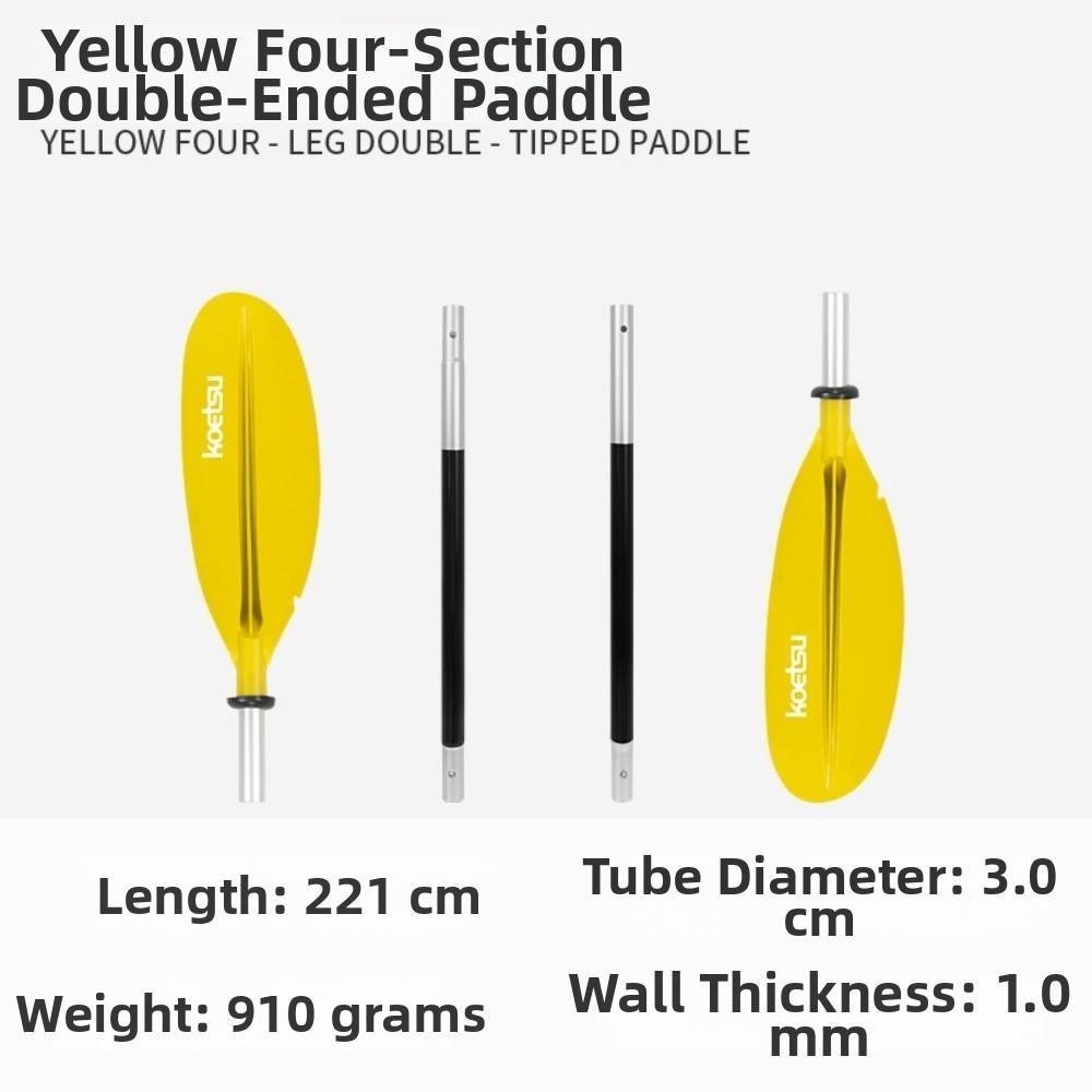 6 Colors Convertible Detachable Single/Double Head Oar Paddle for SUP Board and Kayak