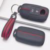 Silicone Key Fob Cover for Toyota Raize Yaris Ativ Yaris Cross Veloz Avanza Rush Wigo Daihatsu Rocky Honeycomb Texture Anti Scratch Key Fob Protector