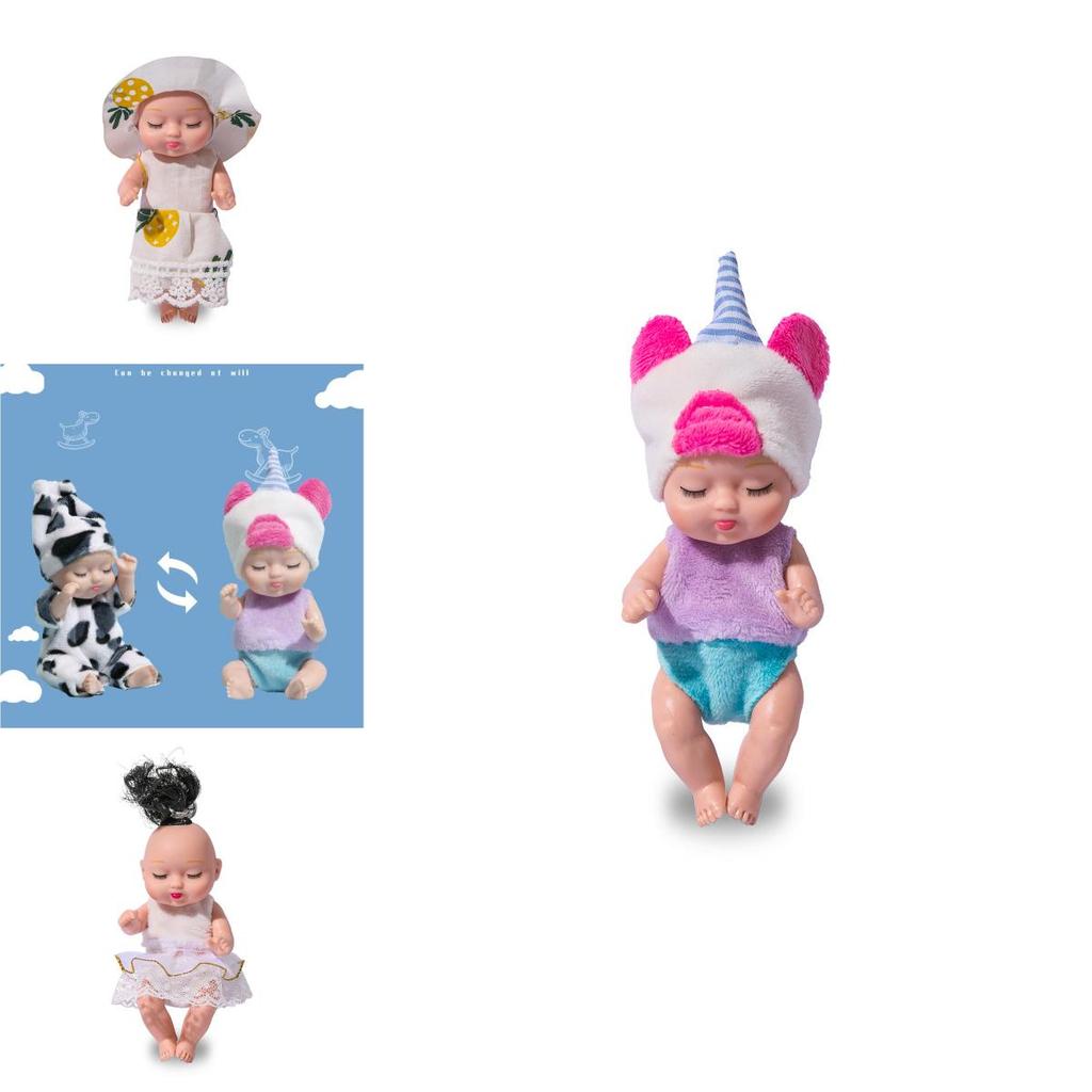 Reborn Sleeping Doll Girl Pvc Bjd Toy With Adjustable Joints And Soft Clothes