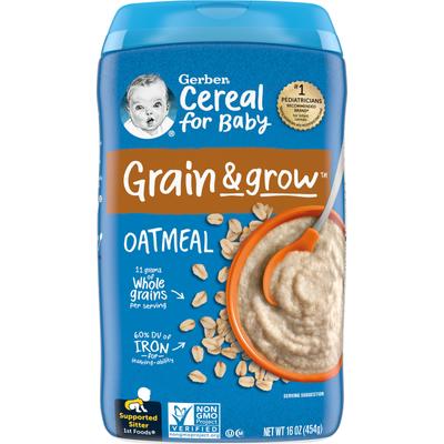 Gerber, Oatmeal, Whole Grain Cereal, 1st Foods, 16 Oz (454 G)