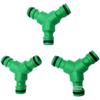 4-Point Plastic Car Wash Hose Quick Connect Tee Nipple for Garden Irrigation
