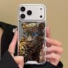 Cool Leopard Print Mirror Acrylic Soft Phone Case For iPhone 11 12 13 14 15 16 17 Pro Max 17 Air XS X XR 7 8 Plus Bumper Cover