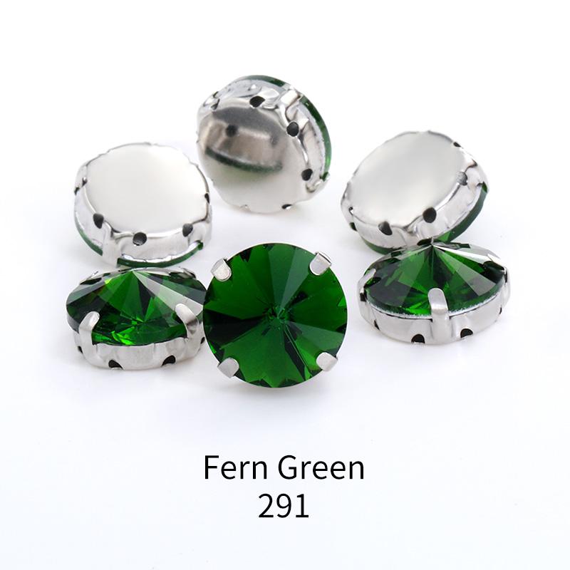 Kulaté korálky 18mm knoflíky, skleněný kámen se stříbrnými drápy, našívací kamínky, krystaly, štrasové diamanty pro vyšívání oděvů