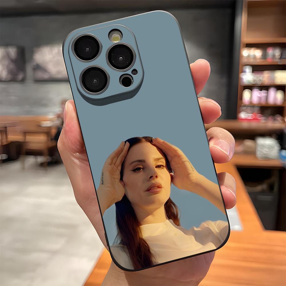 Singer L-Lana Del Rey Phone Case For IPhone 17 Pro Max 15 Pro 16 14 Plus 12 13 Mini 11 Pro Shockproof Soft Cover