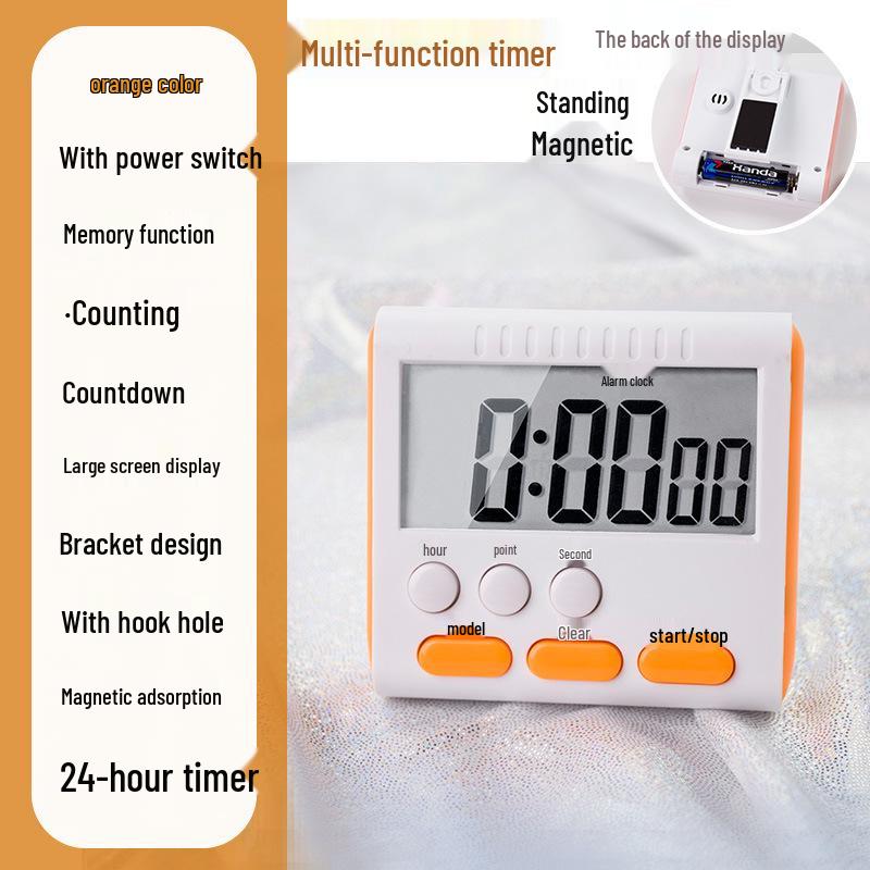 24-Hour Digital Kitchen Timer and Reminder