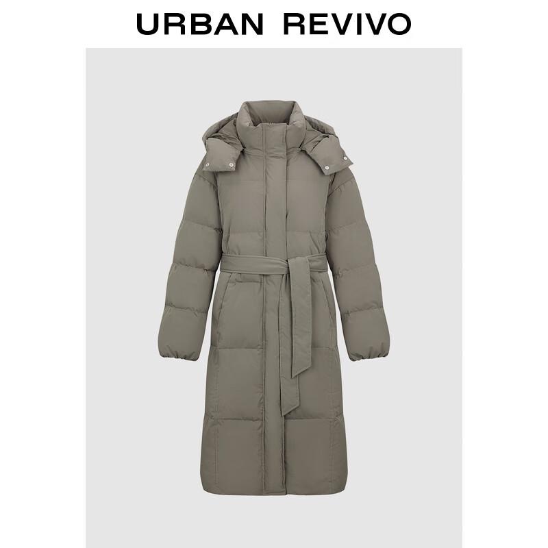 UR Women s Hooded Long Duck Down Jacket UWJ150118 M