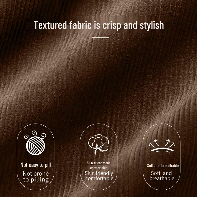 Warrior Corduroy A-line Short Skirt for Women