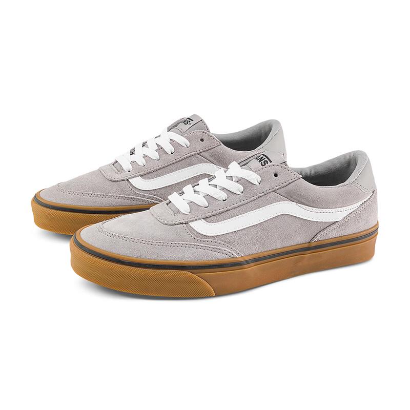 

Vans Brooklyn LS Grey Gum Sole Men s Skate Shoes