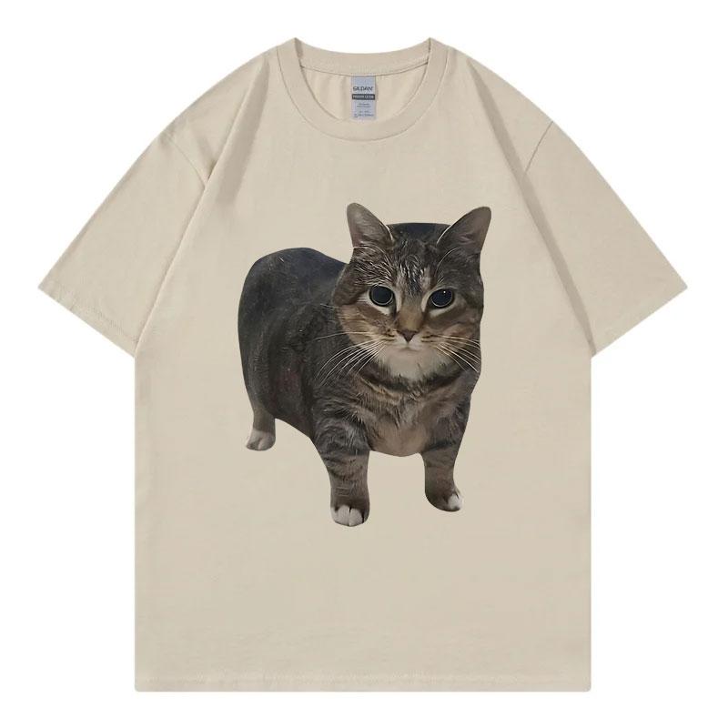 Oiia Oia Cat Funny Meme T Shirt Unisex Unisex Clothing High Street Fashion Trend Tshirt Summer Casual Loose Short Sleeve Tshirts