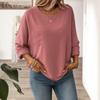 2025 New Women's Casual Long-sleeved Round Neck Regular Clean Multi-color Women's Top T-shirt