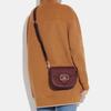 Coach Morgan 20 Snap Closure Detachable Shoulder Strap Leather Saddle Bag Women Shoulder Bag Cherry-Red CE566-IMOCQ