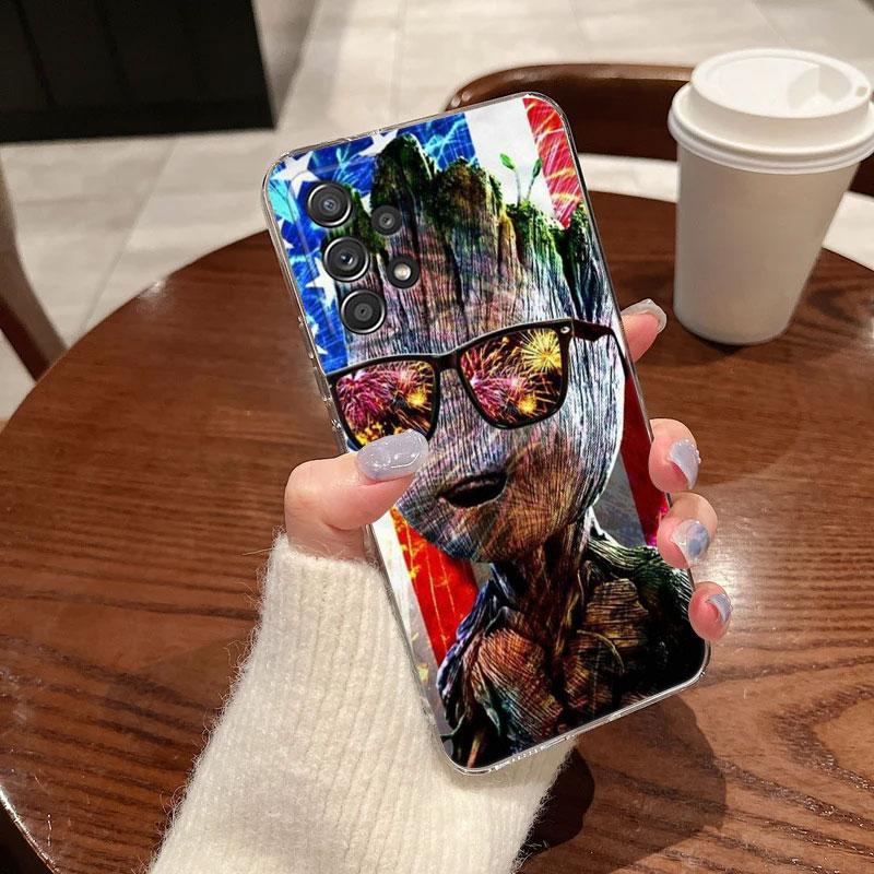 Marvel Deadpool Ironman Venom Clear Case For Samsung Galaxy A57 A37 A56 A36 Cases A55 A54 A35 A26 A07 A17 A16 A06 A36 A15 Cover