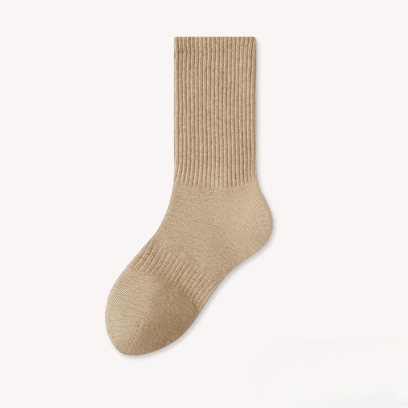 Antibacterial Socks - Men's Pure Cotton, Bone-free Mid-calf Socks, Sweat-absorbent, Breathable, Durable, and Anti-loosening.