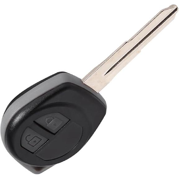 Key Shell, 2 Buttons Remote Key Shell Case Fob Smart Keyless Entry Key Fob Shell Vitara Swift Ignis SX4 Liana Alto