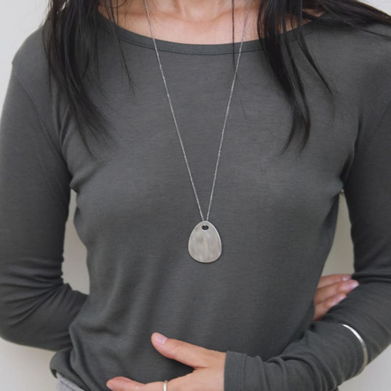 LOW TIDE MARRON NECKLACE [SILVER]
