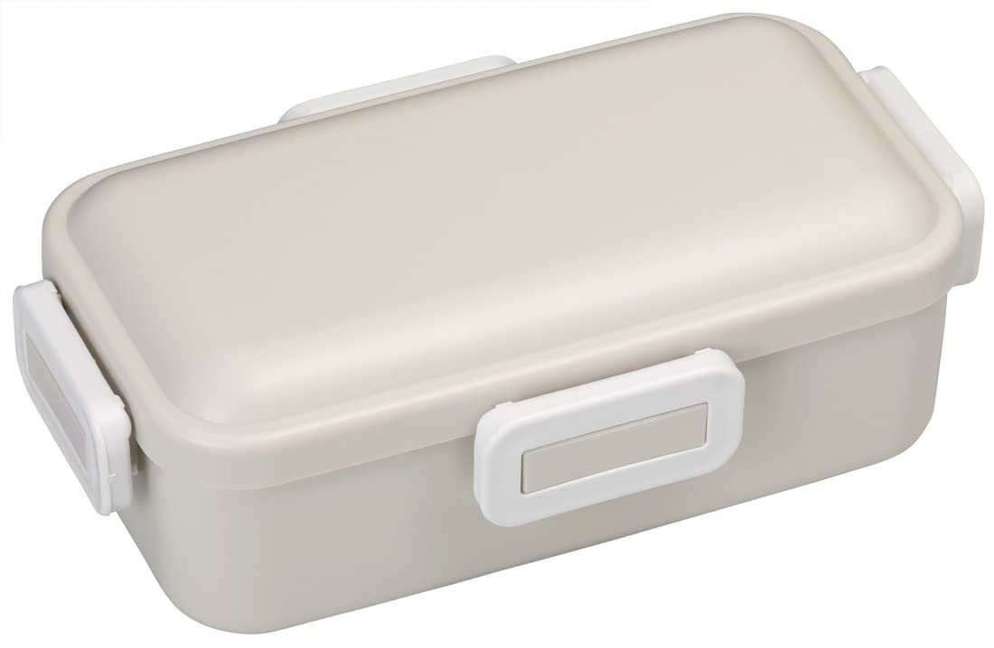 

Skater Antibacterial Fluffy Dome Lid Bento Box 530ml Dull Gray Made in Japan PFLB6AG-A