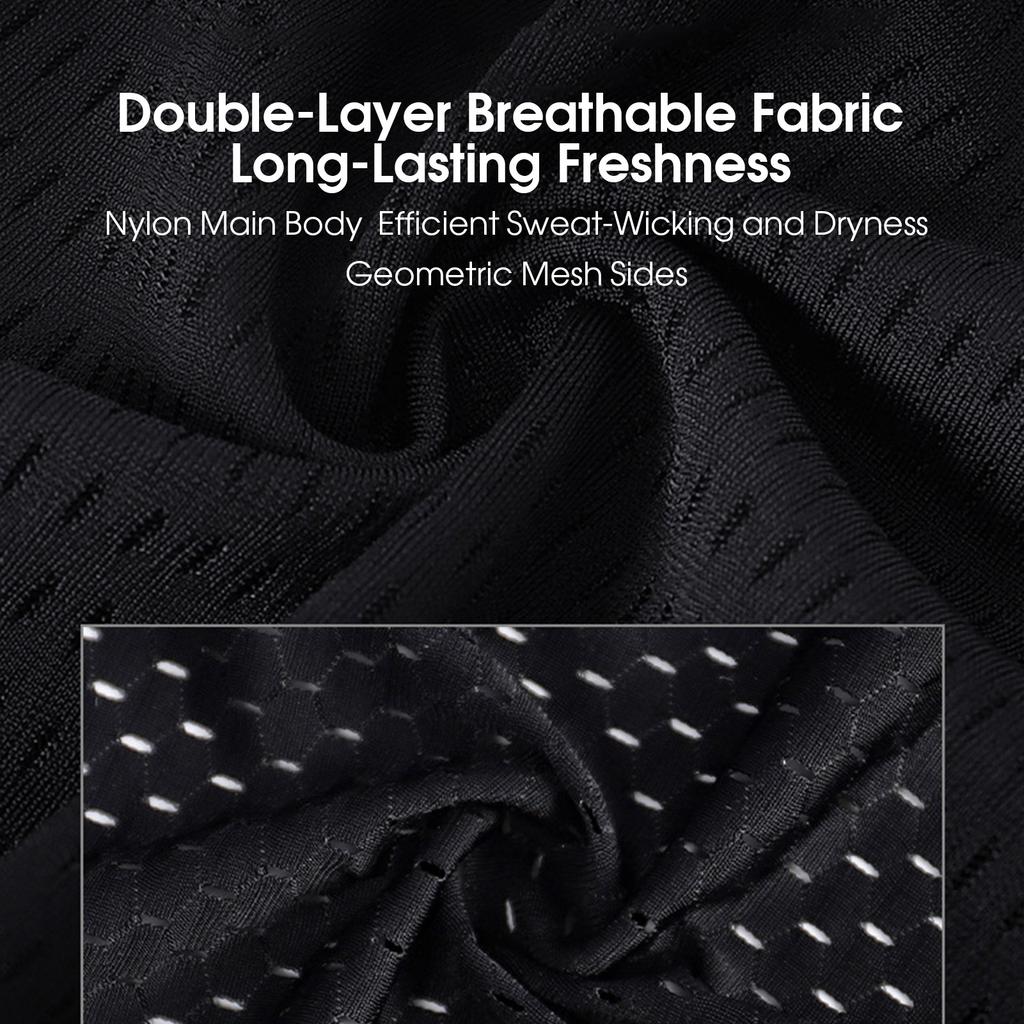 Cykelbyxor Vadderade Cykelbyxor för Herr Hög Elasticitet Snabbtorkande Andningsbara Silikonkudde Cykelbyxor Vadderade Cykelbyxor