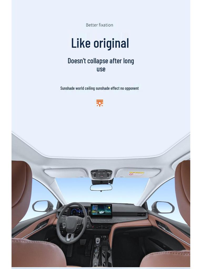 Toyota Camry Ice Crystal Sunroof Sunshade (2023-Present)