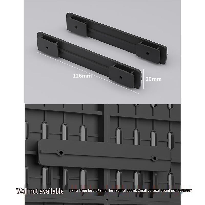 Miflame Punch-Free Pegboard Straight Connectors