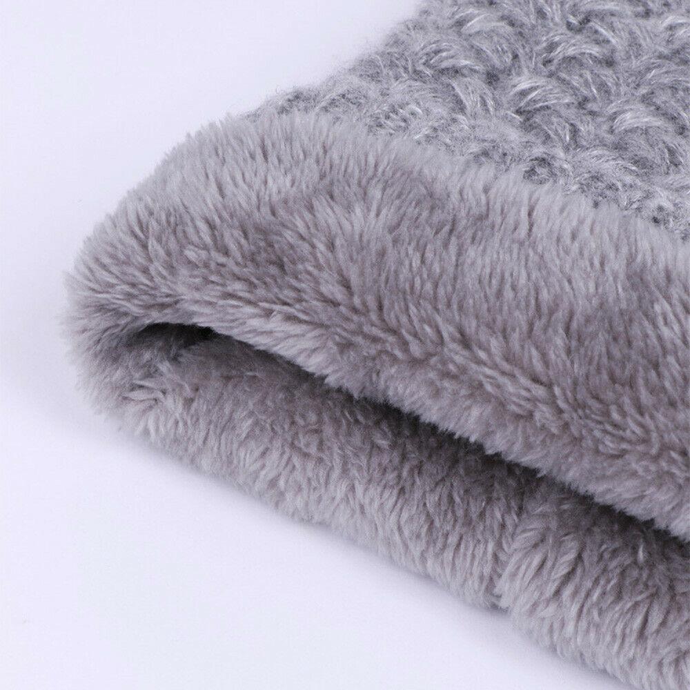 Barn Jenter Vinter Termisk Varm Koselig Fleecefôret Halsvarmer Snood Skjerf Skjerf