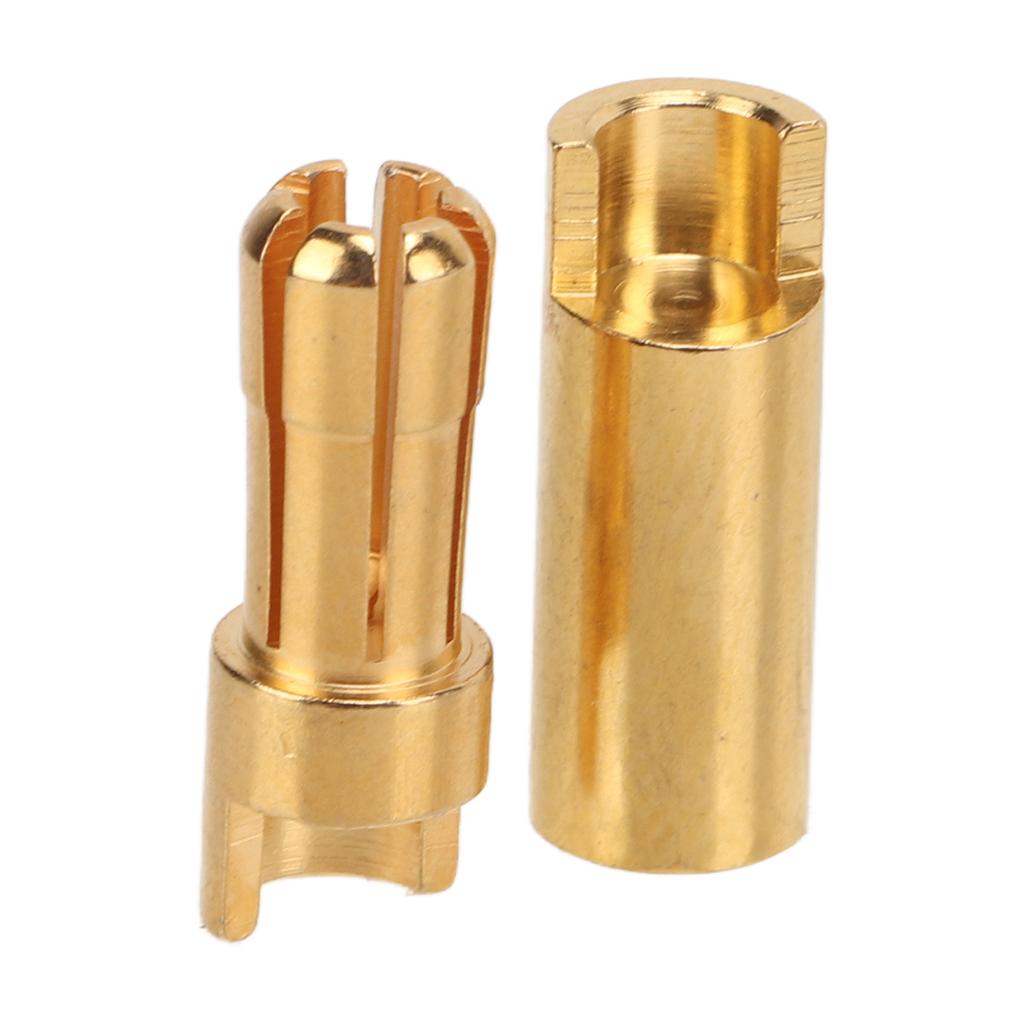 5.5mm Gold Plated Male and Female Banana Plug Gold Plated Male Female Banana Connectors Plug RC