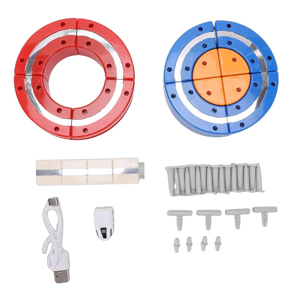 DIY Electric Anti Gravity Train Tracks Playset Toy for Kids Educational Building Blocks Rail Track Toy Set