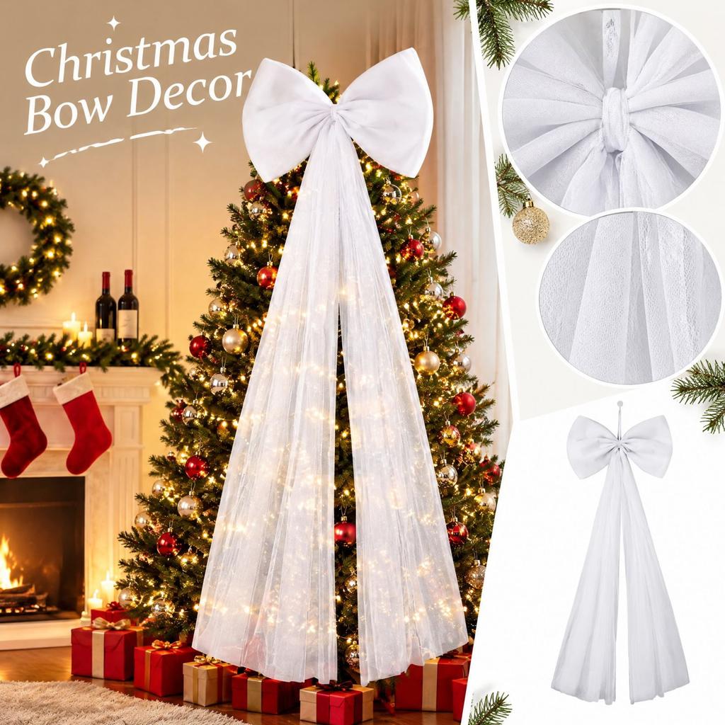 Mesh Christmas Hanging Ornament for Holiday Tree and Home Decoration